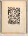 Series of Cartouches, in: Targhe ed altri ornati di varie e capricciose invenzioni (Cartouches and other ornaments of various and capricious invention, page 35), Cornelis Bos Netherlandish, Engraving