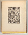 Series of Cartouches, in: Targhe ed altri ornati di varie e capricciose invenzioni (Cartouches and other ornaments of various and capricious invention, page 36), Cornelis Bos Netherlandish, Engraving