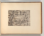Series of Cartouches, in: Targhe ed altri ornati di varie e capricciose invenzioni (Cartouches and other ornaments of various and capricious invention, page 50), Cornelis Bos Netherlandish, Engraving