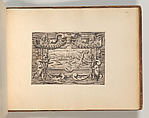 Series of Cartouches, in: Targhe ed altri ornati di varie e capricciose invenzioni (Cartouches and other ornaments of various and capricious invention, page 51), Cornelis Bos Netherlandish, Engraving