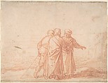 The Road to Emmaus, Claes Moeyaert  Dutch, Red chalk
