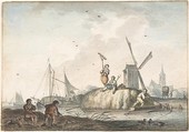 The Twelve Months, Hendrik Meijer Dutch, Black chalk, brown, black or gray ink and watercolor