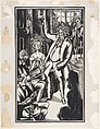 "A Spirited Epiphonema -- raised a third and sometimes a full fifth above the key of the discourse" (for "Tristram Shandy"), John Archibald Austen  British, Pen and black ink, brush and wash, over graphite