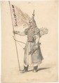 An Officer of the Corps of Bowmen, William Alexander British, Watercolor over graphite