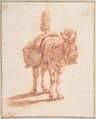 A Donkey, Adriaen van de Velde Dutch, Red chalk