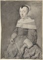 Portrait of a Lady, Cornelis Visscher Dutch, Black chalk and traces of red chalk, on vellum