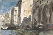 On the Grand Canal, Venice, Hercules Brabazon Brabazon  British, Watercolor and gouache (bodycolor)