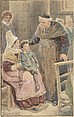 Illustration for "Little Peter: A Christmas Morality for Children of Any Age", Charles Edmund Brock  British, Watercolor over graphite with touches of gouache (bodycolor)