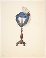 A Hat on a Stand, Auguste Félix  French, Pen and ink, brush and watercolor on wove paper