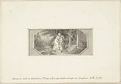 Berenice, wife of Antiochus Theos, and her son take refuge in Daphne, Edward Francis Burney  British, Pen and brown ink, brush and gray wash