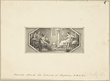 Pericles Attends the Lectures of Aspasia, Edward Francis Burney  British, Pen and brown ink, brush and gray wash