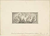 Bacchus returning in Triumph from India, Edward Francis Burney  British, Pen and brown ink, brush and gray wash