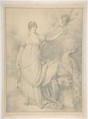 Lavinia, Countess Spencer as Juno, Richard Cosway  British, Graphite