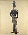 Prussian Military Costume: General 1813, Walter von Looz-Corswarem  German, Pen and ink, brush and watercolor on thin wove paper