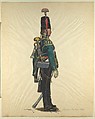 Prussian Military Costume: Hussar Regiment No. 6 1846, Walter von Looz-Corswarem  German, Pen and ink, brush and watercolor on thin wove paper