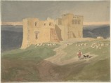 Ruined Castle, Copy after John Sell Cotman (British, Norwich 1782–1842 London), Watercolor over graphite