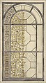 Design for Stained Glass Windows, John Gregory Crace , and Son British, Pen and black and brown ink, with touches of watercolor, over graphite