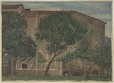 Italian Farmhouse, Walter Crane British, Watercolor and gouache (bodycolor)