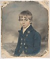 Memento Portrait of a Young Midshipman, John Downman British, Welsh, Watercolor, colored chalk, and graphite