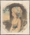 Miss Mary Cruikshank, only sister of James Cruikshank, John Downman British, Welsh, Watercolor, charcoal, colored chalks over graphite