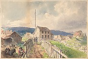 First Telegraph House at Heart's Content, Newfoundland, 1866, Robert Charles Dudley (British, 1826–1909), Watercolor over graphite with touches of gouache (bodycolor)