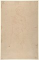 Allegorical Figure of Purity with a Unicorn and Putto (recto); Study of a Nude Boy (verso), Baldassarre Franceschini (il Volterrano) (Italian, Volterra 1611–1690 Florence), Red chalk on beige paper