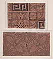 Design drawing, Christopher Dresser (British, Glasgow, Scotland 1834–1904 Mulhouse), Graphite, ink, and gouache (bodycolor)