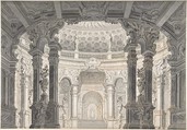 Design for a Stage Set, Pietro Righini