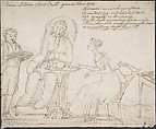 Scene, Milsom Street, Bath, Ground Floor, Anonymous, British, 19th century British, Pen and brown ink and graphite