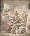 The Tailor, Thomas Rowlandson  British, Watercolor, pen and ink
