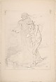 The Tempter, Sir John Tenniel (British, London 1820–1914 London), Graphite