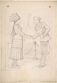 The Best of Friends Must Part, Sir John Tenniel British, Graphite