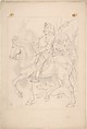 The Knight and His Companion, Sir John Tenniel (British, London 1820–1914 London), Wood engraving