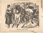 Easing the Curb, Sir John Tenniel British, Wood engraving