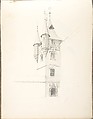 Sketch Book, Ernest Flagg (American, Brooklyn, New York 1857–1947), Graphite