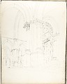 Sketch Book, Ernest Flagg (American, Brooklyn, New York 1857–1947), Graphite