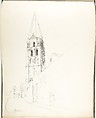 Sketch Book, Ernest Flagg (American, Brooklyn, New York 1857–1947), Graphite