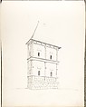 Sketch Book, Ernest Flagg (American, Brooklyn, New York 1857–1947), Graphite