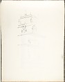 Sketch Book, Ernest Flagg (American, Brooklyn, New York 1857–1947), Graphite