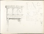 Sketch Book, Ernest Flagg (American, Brooklyn, New York 1857–1947), Graphite