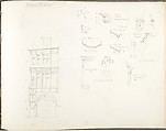 Sketch Book, Ernest Flagg (American, Brooklyn, New York 1857–1947), Graphite