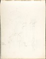 Sketch Book, Ernest Flagg (American, Brooklyn, New York 1857–1947), Graphite