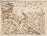 The Creation of the Fish and the Birds, Jan (Johannes) Wierix (Netherlandish, Antwerp 1549–1615 Brussels), Pen and brown ink on vellum