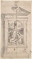 Pietà (Design for an Altar), Peter Candid (Pieter de Witte, Pietro Candido)  Netherlandish, Pen and black ink, gray wash