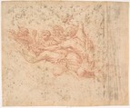 Battle Scene, Anonymous, Italian, 16th century  Italian, Red chalk