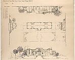 House for Flegg Ridge, Estate of Ernest Flagg, at Dongan Hills, S. I., Ernest Flagg  American, Ink