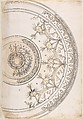 Design for Silver Plate Decorated with Crabs, Erasmus Hornick Netherlandish, Pen and black ink, brush and gray and yellow wash