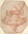 A Vase, Anonymous, Italian, 16th century Italian, Red chalk