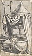 Designs for Book Illustrations, Anonymous, Netherlandish, 16th century, Pen and black ink, brush and gray wash.  Some traces of black chalk. Some incised for transfer.