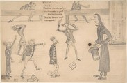 Notebook with sketches and notes, Félicien Rops (Belgian, Namur 1833–1898 Essonnes), Graphite